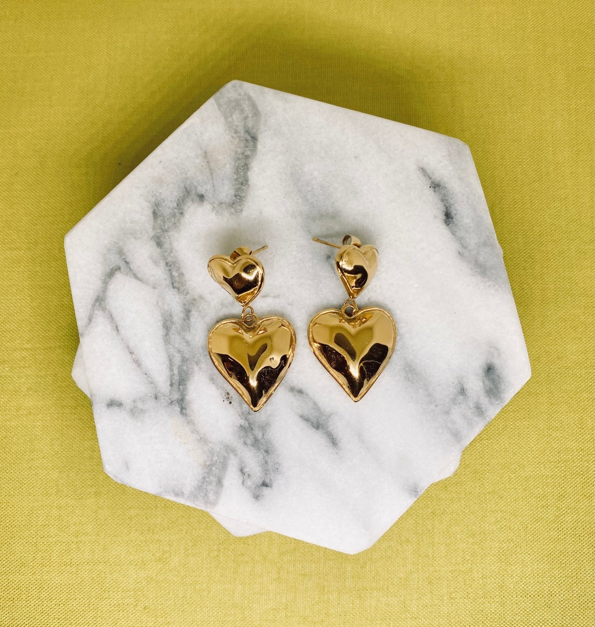 Amalfi heart earrings - By Krohnstad